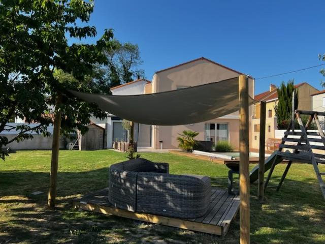 Maison Familiale 4 Chambres Avec Jardin Et Piscine Saint-Aignan-Grand-Lieu Dış mekan fotoğraf